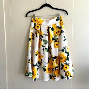 See You Monday floral print skirt, Size S